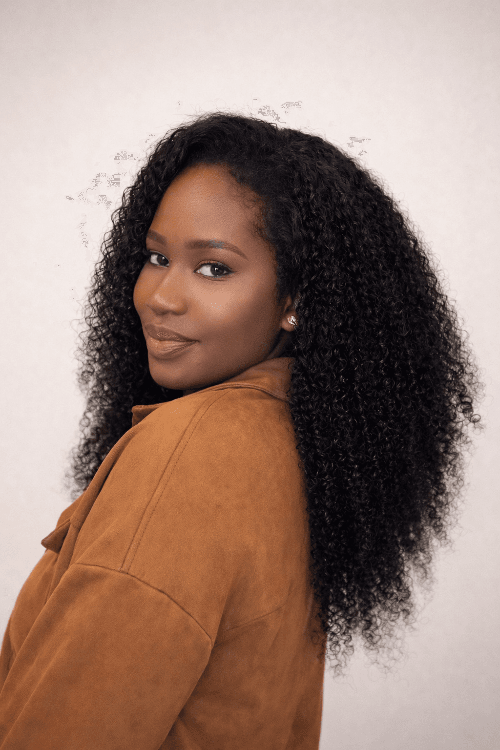 Burmese Curly Half Wig