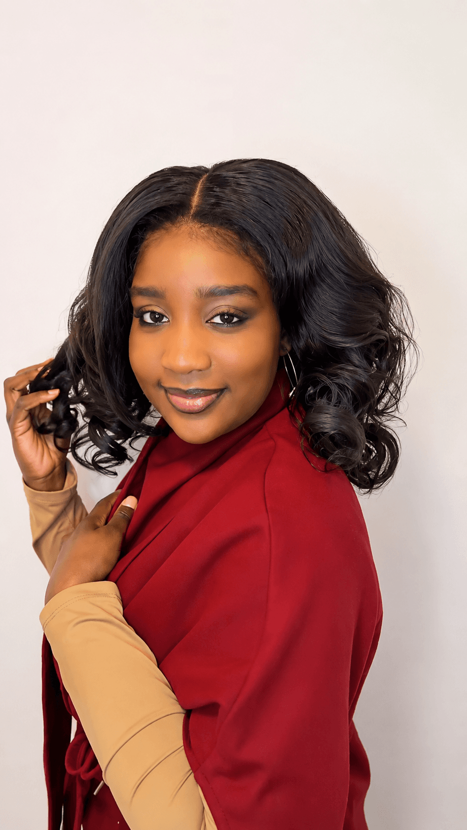 Luxury Kinky bouncy Wig