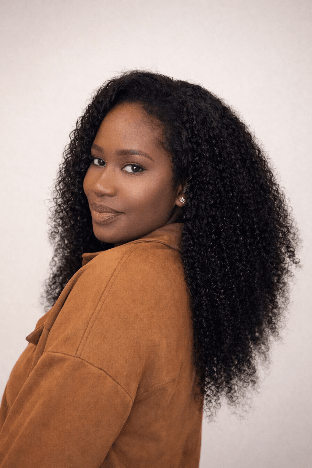 Burmese Curly Half Wig